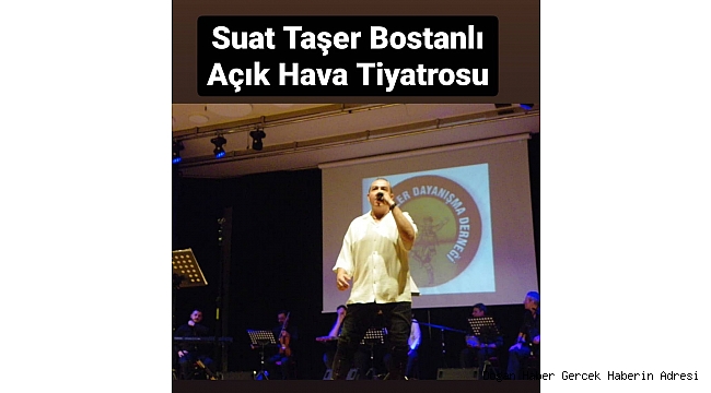 Ünlü Popçu Mert Algan Bostanlı Suat Taşer Açık Hava Tiyatrosu'nu Salladı.